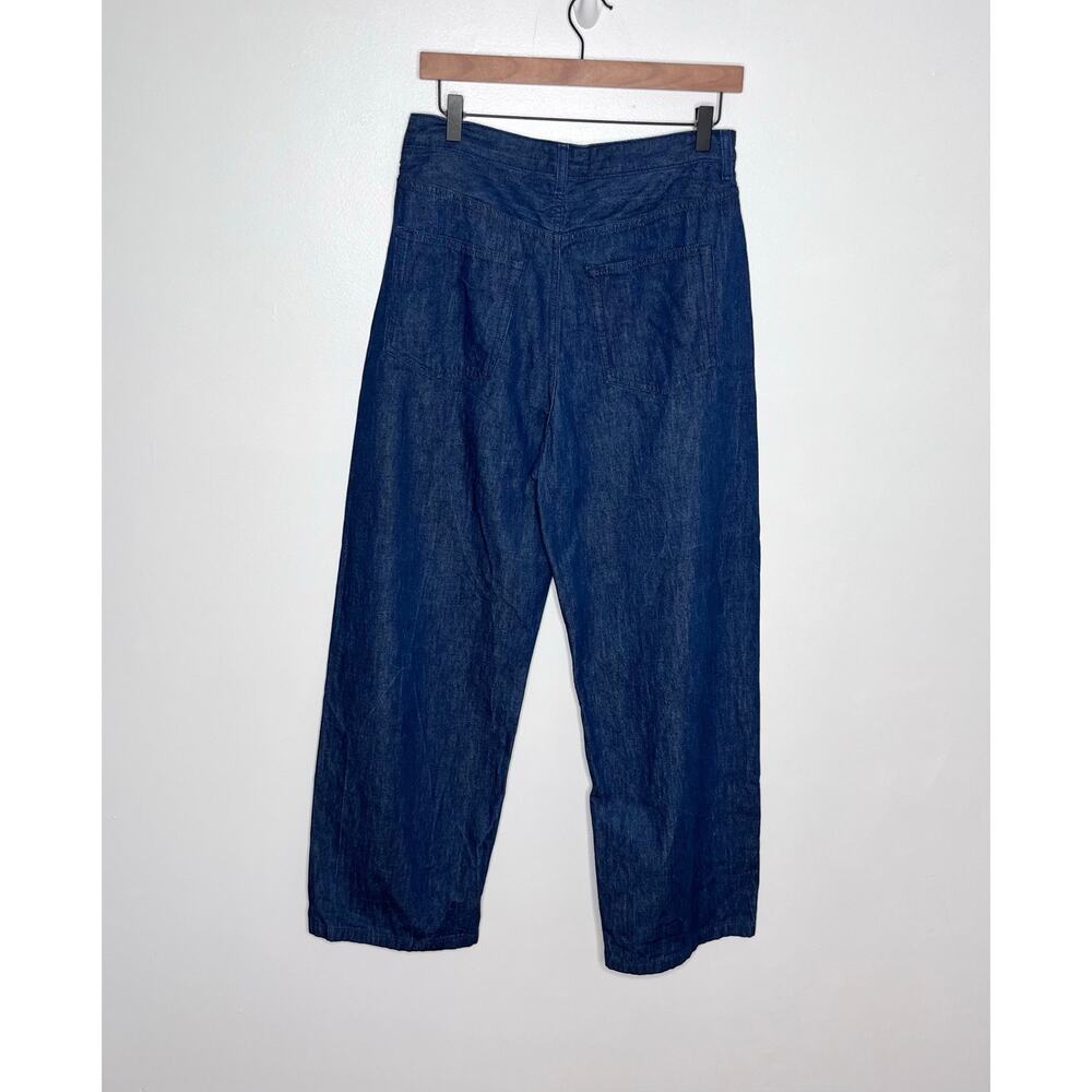 COS Wide Leg Jeans Women’s 8 Blue High Rise Denim Pants - Picture 8 of 11
